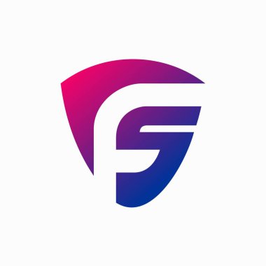 F ve S harfleri kalkanı oluşturur.