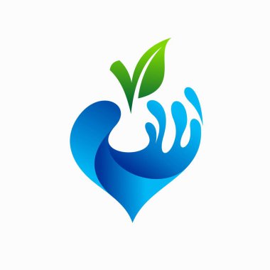 meyve suyu logosu aşk konsepti oluşturdu
