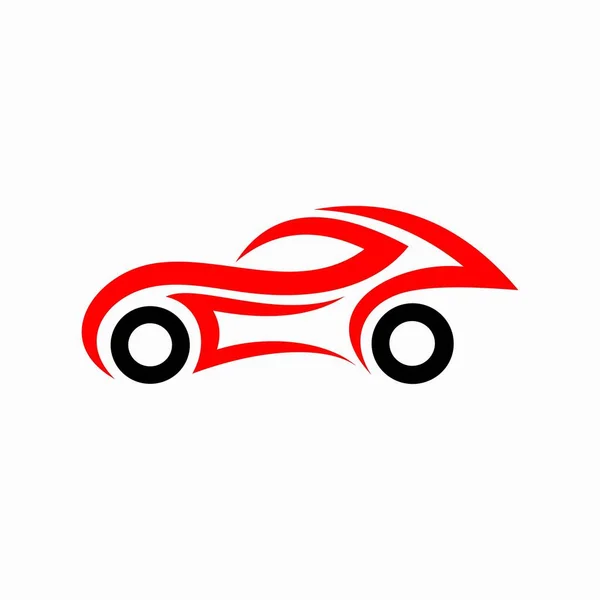 Line Forms Car — Stock Vector