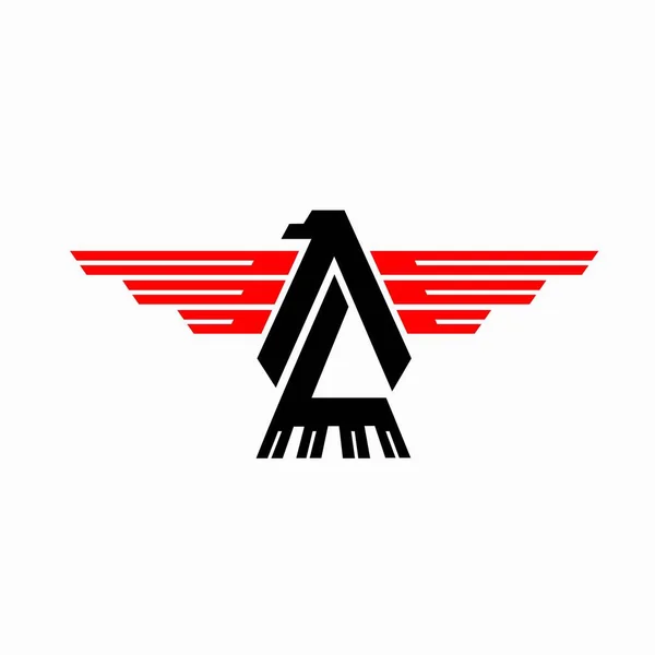 Logotipo Águia Que Forma Letras —  Vetores de Stock