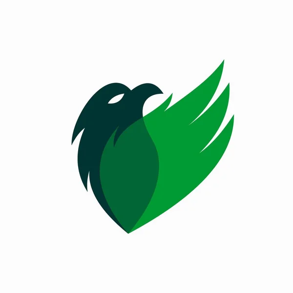 Логотип Птицы Прозрачным Цветом — стоковый вектор