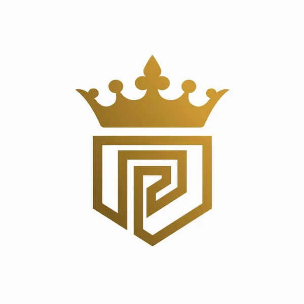 Letra Design Logotipo Logotipo Princesa —  Vetores de Stock