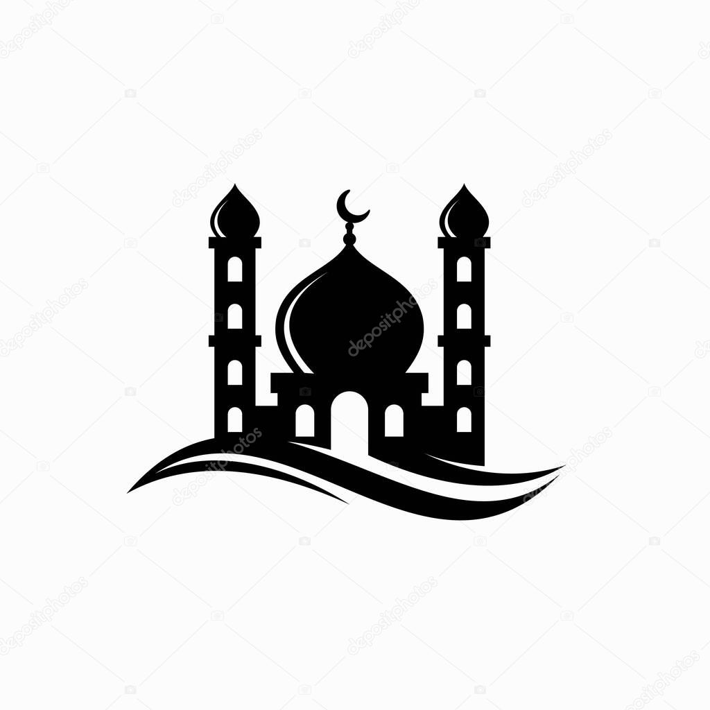 mosque template design, mosque logo design