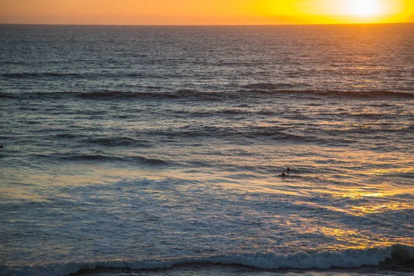 Západ Slunce San Diego Kalifornie Usa Moře Slunce Pobřežní Pohled — Stock fotografie