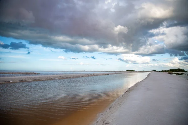 Landskap Lake Mexiko Vacker Laguna Colorada Pink Salt Sjö Rio — Stockfoto