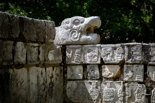 Pirámide Maya Chichén Itzá México Paisaje Vista Del Castillo Templo —  Fotos de Stock