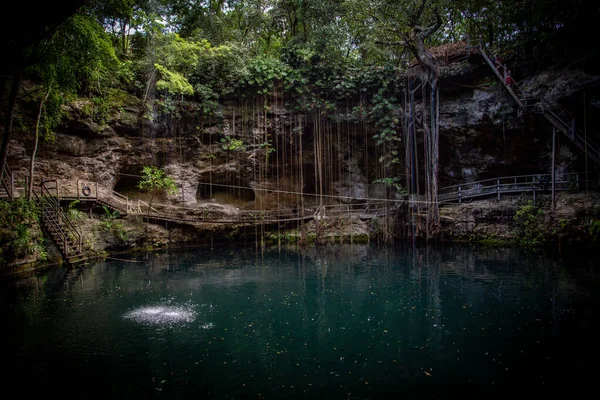 Cenote Mexico Landscape View Beautiful Cenote Mexico — Stock Photo, Image