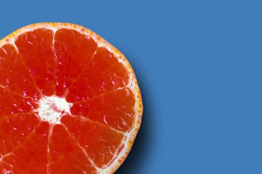 Büyük kırmızı mandalina ile arka plan