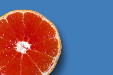 Büyük kırmızı mandalina ile arka plan