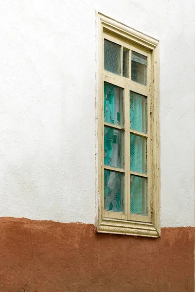 Old Rustic Windows Made Wood — Stock Photo, Image