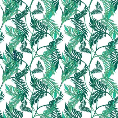 Doğa seamless modeli el çekilmiş soyut. Etnik süsleme, çiçek baskı, tekstil kumaş, botanik öğesi. Vintage retro tarzı. Çiçek yaprakları ve diğer doğal nesne görüntüsü. Vektör çizim.