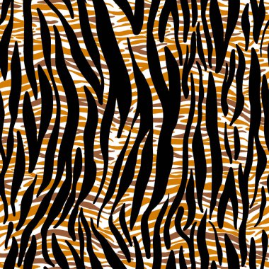 Vektör çizim seamless modeli çiçek hayvan kürk yazdırma arka plan. El çekilmiş tarzı, doku duvar kağıdı, moda kumaş, tekstil. Soyut cilt pelage. Fırça boyama.