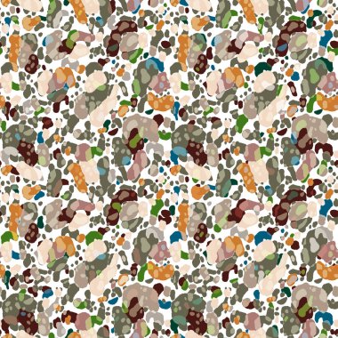 Dikişsiz soyut desen sanat. Doku fırça darbeleri baskı için geçiş boyalı el ile. Rustik doku arka plan. Modern grafik. Vektör çizim.