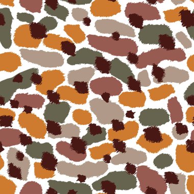 Dikişsiz soyut desen sanat. Doku fırça darbeleri baskı için geçiş boyalı el ile. Rustik doku arka plan. Modern grafik. Vektör çizim.