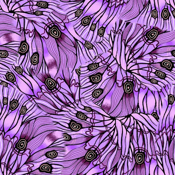 Kanat Kelebekleri Ile Dikişsiz Desen Colorfulillustration Perfect Kumaş Tekstil Tasarımı — Stok fotoğraf