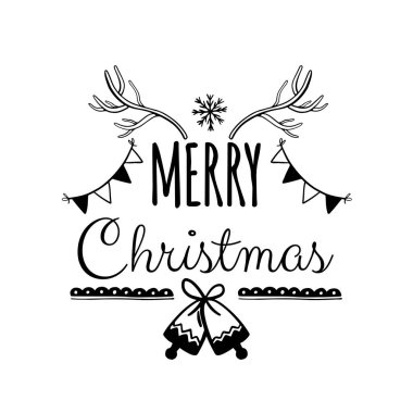Noel hediye kartları Posters.Typography dekorasyon tatil. Şablon için tebrik Scrapbooking, tebrikler, davetiyeler, çıkartmalar, Planners.Vector illüstrasyon