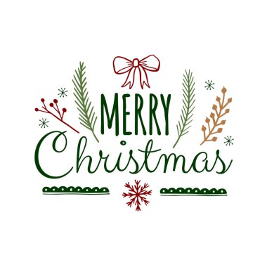 Noel hediye kartları Posters.Typography dekorasyon tatil. Şablon için tebrik Scrapbooking, tebrikler, davetiyeler, çıkartmalar, Planners.Vector illüstrasyon