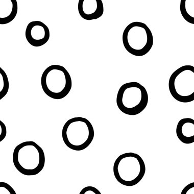 Dikişsiz soyut desen sanat. Doku fırça darbeleri baskı için geçiş boyalı el ile. Retro 80 lerin noktalı. Modern grafik. Vektör çizim