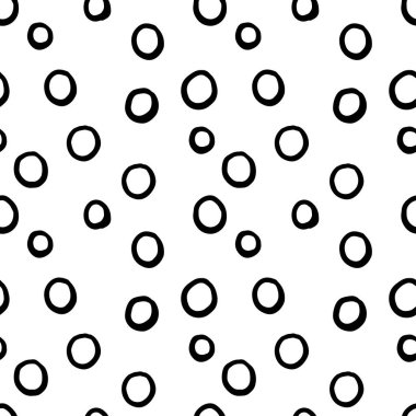 Dikişsiz soyut desen sanat. Doku fırça darbeleri baskı için geçiş boyalı el ile. Retro 80 lerin noktalı. Modern grafik. Vektör çizim