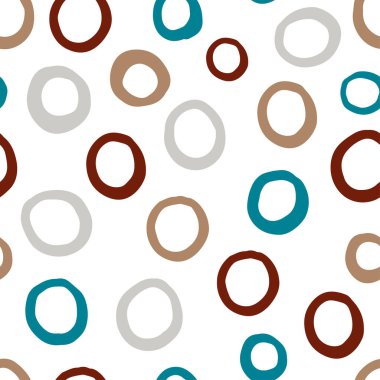 Dikişsiz soyut desen sanat. Doku fırça darbeleri baskı için geçiş boyalı el ile. Retro 80 lerin noktalı. Modern grafik. Vektör çizim