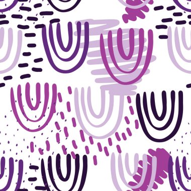 Yaratıcı desen sorunsuz ve arka plan çiçek öğeleri farklı dokular. Kolaj. Tasarım poster, kart, davet, afiş, broşür, el ilanı için. Vektör çizim