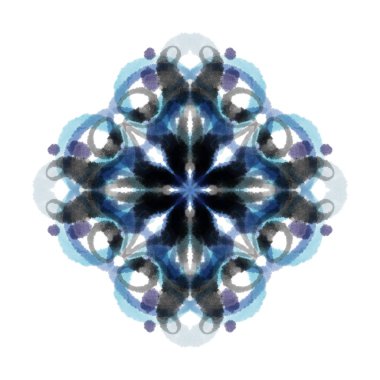 Suluboya mandala Tekstil, seramik ve tasarım için. Oryantal vintage yuvarlak motif. Renkli resim kaleydoskop. El soyut resim, baskı, arka plan çekilmiş. Asya kültür.