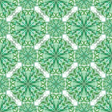 Suluboya mandala Tekstil seamless modeli, seramik ve tasarım için. Oryantal vintage yuvarlak motif. Renkli resim kaleydoskop. El soyut resim, baskı, arka plan çekilmiş. Asya kültür.