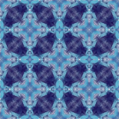 Suluboya mandala Tekstil seamless modeli, seramik ve tasarım için. Oryantal vintage yuvarlak motif. Renkli resim kaleydoskop. El soyut resim, baskı, arka plan çekilmiş. Asya kültür.