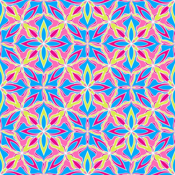 Nahtlose Muster Mosaik orientalisch. traditionelle antike Ornamente Marokko und Arabisch. Geometrie orientalische ethnische Fliese. — Stockvektor