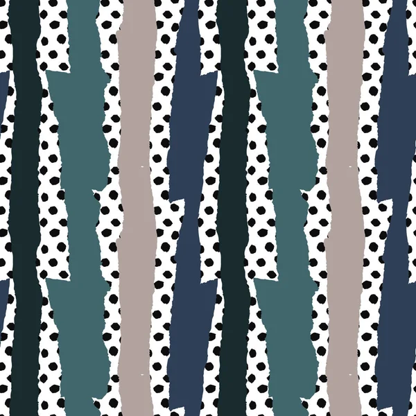Abstrakte nahtlose Mustercollage. modernen kreativen Stil. Textur Hintergrund trendy. Papierform schneiden. — Stockvektor