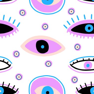 Evil Seeing göz sembolü saf desen. Gizli mistik amblem, grafik tasarım dövme. Ezoterik işaret simya, dekoratif tarzı, providence görme.