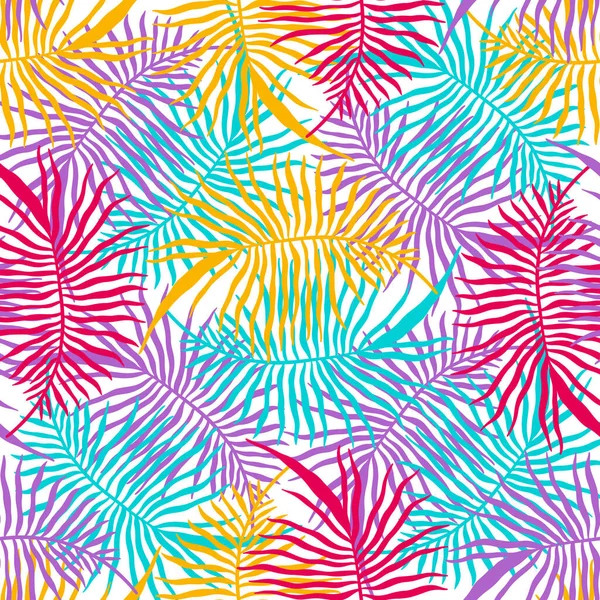 Padrão sem costura tropical plant.Botanical floral background.Design para decoração de casa, tecido, tapete, envoltório . — Vetor de Stock