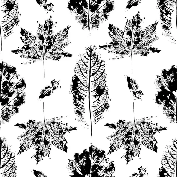 패턴이 Botanical Stamp Print Vector Illustration — 스톡 벡터