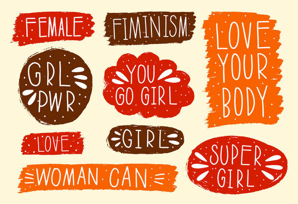 Собрание рукописной речи общения. Бизнес-послание элементов дизайна. Векторная иллюстрация.