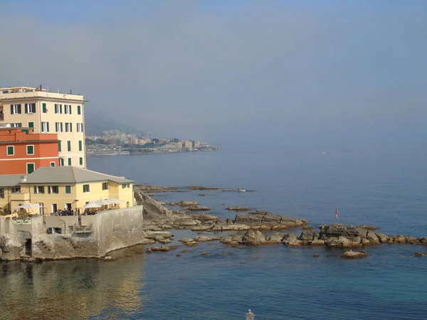 Όμορφη Λεζάντα Της Μια Καταπληκτική Ήρεμη Θάλασσα Από Genova Καλοκαιρινές — Φωτογραφία Αρχείου