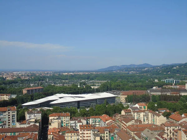 Una Straordinaria Fotografia Della Città Torino Dall Italia Nelle Giornate — Foto Stock