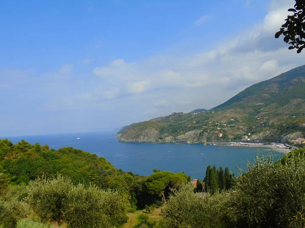 Een Verbazingwekkend Bijschrift Van Prachtige Plaatsen Van Terre Ligurië Met — Stockfoto