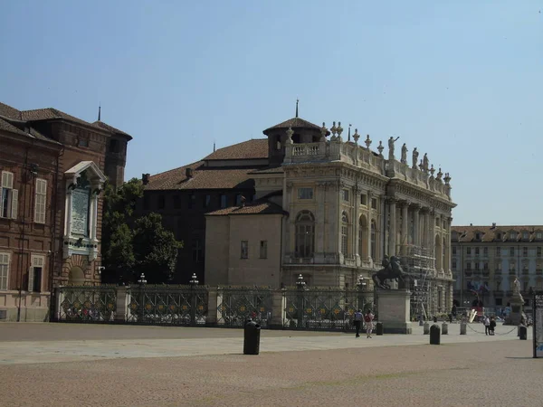 Fantastisk Fotografering Staden Turin Från Italien Sommardagar Från Den Höga — Stockfoto