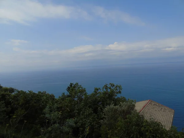 Subtítulo Increíble Los Hermosos Lugares Terre Liguria Con Increíble Cielo — Foto de Stock