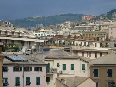 Genova kamu evlerde gelen bazı binaların güzel resim yazısı