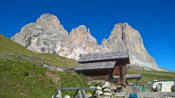 Uma Legenda Incrível Das Montanhas Trentino Com Uma Excelente Vista — Fotografia de Stock