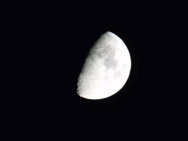 Egy Csodálatos Fotózás Teljes Holdfényben Néhány Kis Csillag Háttérben Sötét — Stock Fotó