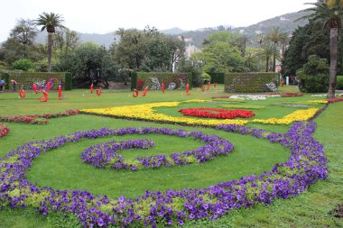 Güzel flasback için doğal çiçek park, Genova Nervi Euroflora olay vesilesiyle bu baharda