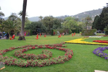 Güzel flasback için doğal çiçek park, Genova Nervi Euroflora olay vesilesiyle bu baharda