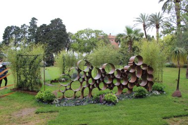 Güzel flasback için doğal çiçek park, Genova Nervi Euroflora olay vesilesiyle bu baharda