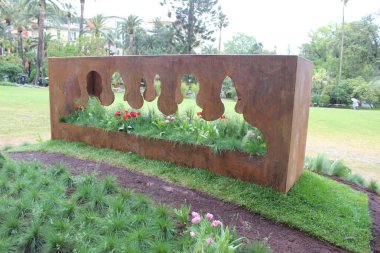 Güzel flasback için doğal çiçek park, Genova Nervi Euroflora olay vesilesiyle bu baharda