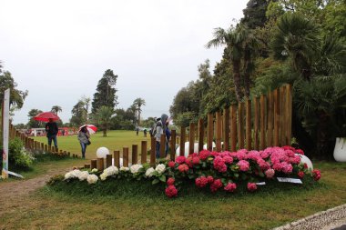 Güzel flasback için doğal çiçek park, Genova Nervi Euroflora olay vesilesiyle bu baharda