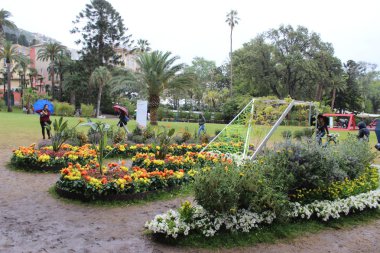Güzel flasback için doğal çiçek park, Genova Nervi Euroflora olay vesilesiyle bu baharda