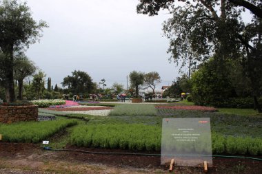 Güzel flasback için doğal çiçek park, Genova Nervi Euroflora olay vesilesiyle bu baharda