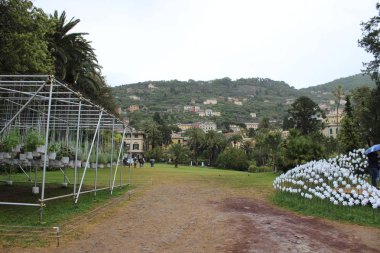 Güzel flasback için doğal çiçek park, Genova Nervi Euroflora olay vesilesiyle bu baharda